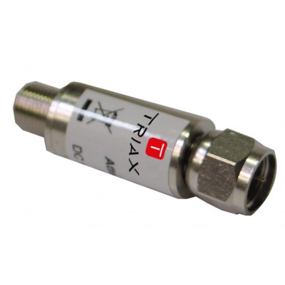 Atténuateur fixe -10 dB, 5 - 2400 MHz, passage 30V / 1A, connectique F