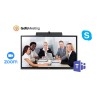 Ecran Tact. & Collaboratif 65" IPS, 4K, 350cd, USB, HDMI, RJ45, WiFi, supp. Incl