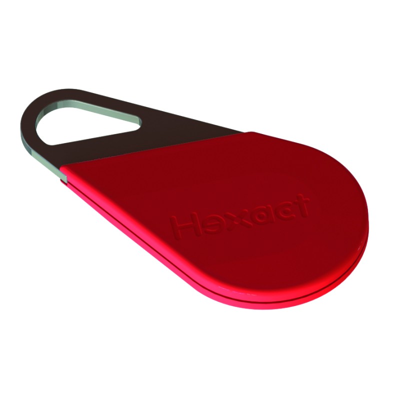 CLEF DE PROXIMITE HEXACT ROUGE