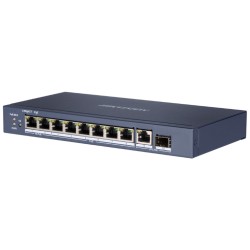 SWITCH NON MANAGEABLE L2 8XPOE 1GB + 1XRJ45/SFP 1GB UPLINK 110W RANGE 300M