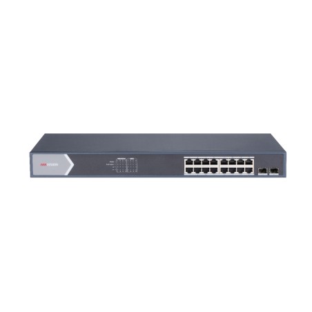 SWITCH ADMINISTRABLE SMART L2 16XPOE GIGABIT + 2XSFP 1GB UPLINK 225W RANGE 300M