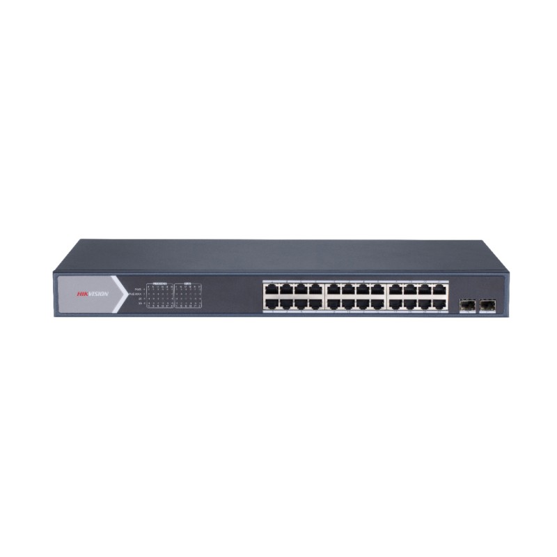 SWITCH ADMINISTRABLE SMART L2 24XPOE GIGABIT + 2XSFP 1GB UPLINK 370W RANGE 300M