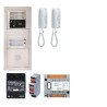 PACK AUDIO BUS 2 BP ENCASTRÉ AVEC MODULE POUR T25/VIGIK