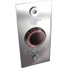BOUTON POUSSOIR AVEC FACE ENCASTRABLE NO/NF . BOITIER INOX