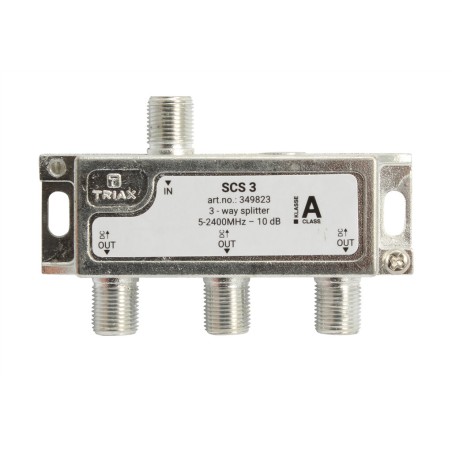 SCS3 - REPARTITEUR 3 DIR, PERTES TER -6,5 dB, SAT -9 dB