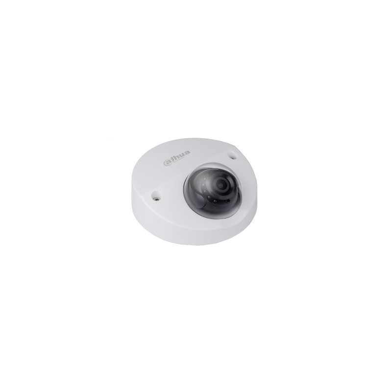 MINIDOME PLAT IP 2MP 2.8MM J/N WDR120 IR/LED 23M IP67 POE/12V