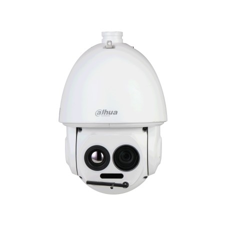 DOME PTZ IP BI-SPECTRUM 640X512 PERIMETRIQUE 18/MOT 4MP 45X LED 100M IP66 POE/36