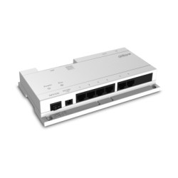 SWITCH 2 FILS POE POUR MAX 6 MONITEURS INTERCOM VTO(POE)/KTP MAX 45W 24VDC