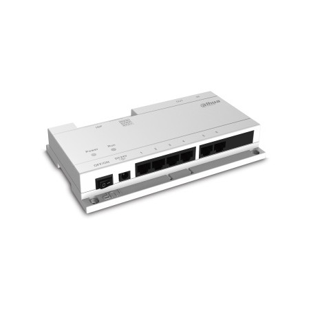 SWITCH 2 FILS POE POUR MAX 6 MONITEURS INTERCOM VTO(POE)/KTP MAX 45W 24VDC