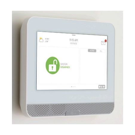 QOLSYS : IQ4 CENTRALE D'ALARME INTRUSION RADIO 128Z AVEC ECRAN POUR ALARM.COM