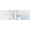 Interrupteur sans contact couleur blanc avec retour visuel