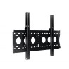 SUPPORT MURAL INCLINABLE -15° 42-86'' VESA MAX 725x450 MAX 80KG ACIER NOIR