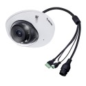 COMMERCIAL MINIDOME PLAT 2MP30 H265 F2.8MM IR20M POE I/O MIC SD IP67 IK10 NEMA4X