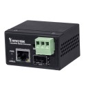 SWITCH INDUSTRIEL POE MEDIA CONVERT SFP 10/100M RJ45 TO 100M 18-36VAC/12- 60VDC