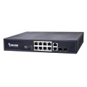 SWITCH POE NON MANAGEABLE 8XFE POE + 2XGB COMBO SWITCH