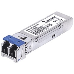 POE OPTICAL TRANSCEIVER GIGABIT MINI GBIC SINGLE MODE 1310NM 10KM LC CONNECTEUR