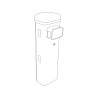 Barrière GGT40ACS 230V moteur 24V avec encodeur. RALX personnalisé