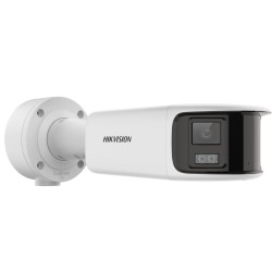BULLET IP 2x4MP F4MM PANORAMIC LIVE-GUARD LED40M 130DB MIC/ALARM IP67 12V/POE