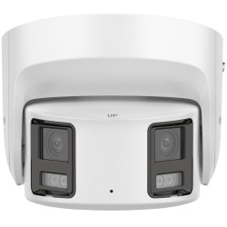 TURRET IP 2x4MP F4MM PANORAMIC LIVE-GUARD LED40M 130DB MIC/ALARM IP67 12V/POE