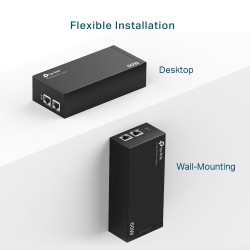 INJECTEUR POE+ JUSQU'À 60W JUSQUÀ 100M