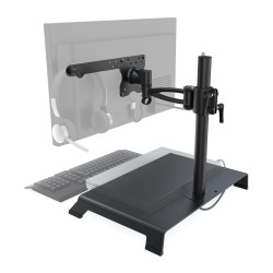 SUPPORT BUREAU 1 BRAS POUR MONITEUR - GAMME NEXTIA MS-1