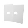 Plaque de propreté pour le remplacement des anciens postes audio (138 x 240 mm)