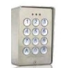 CLAVIER INOX TOUCHES RONDES 16MM BRAILLE 3 RELAIS