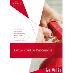 Lot de 100 : Support illustré de formation "Lutte contre l'incendie"