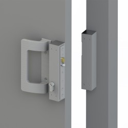 Serrure électrique à encastrer à coupure