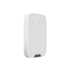 CLAVIER LED + LECTEUR DE BADGES RADIO BIDIRECTIONNEL BLANC