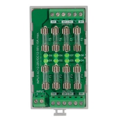 CARTE MULTIVOIES RAIL DIN 3M 12-24V AC / 12-48V DC