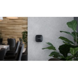 DETECTEUR QUALITE AIR (TEMPERATURE/HUMIDITE/CO2) RADIO NOIR