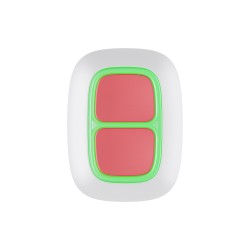 TELECOMMANDE PANIQUE 2 BOUTONS BLANCHE (SUPPORT NON INCLUS)