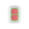 TELECOMMANDE PANIQUE 2 BOUTONS BLANCHE (SUPPORT NON INCLUS)