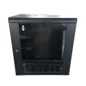 COMUTA - COFFRET 19\'\' PORTE VITREE 12U PROF 450MM NOIR MONTE