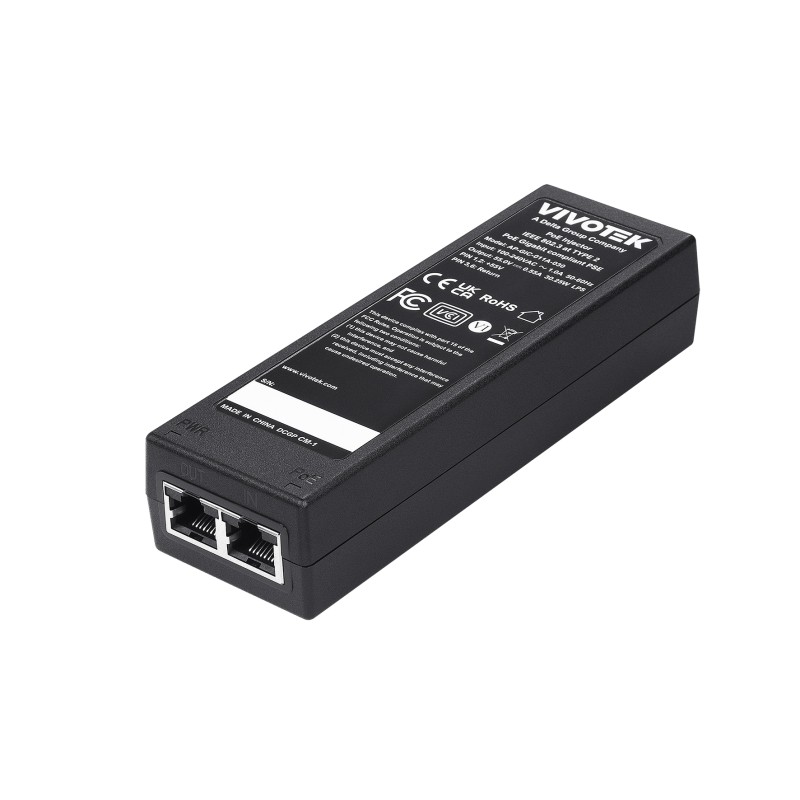 INJECTEUR POE INDOOR IEEE802.3AT GIGABIT 30W