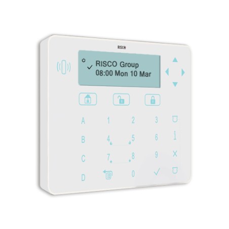 Clavier Elegant Blanc avec lecteur de proximité