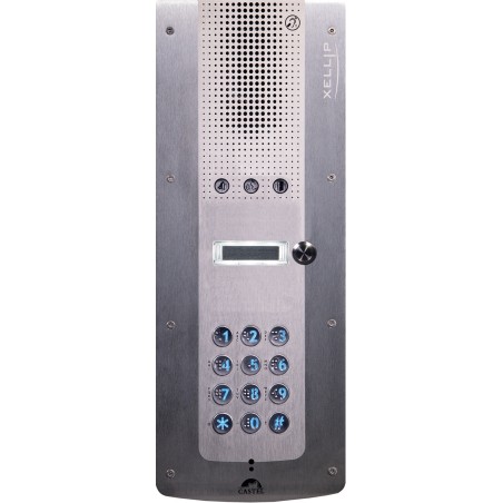 PORTIER AUDIO FULL IP/SIP 1 BP + CLAVIER BRAILLE POE