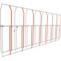 Tablier pleine hauteur pour lisse 90*60 ou 130*85