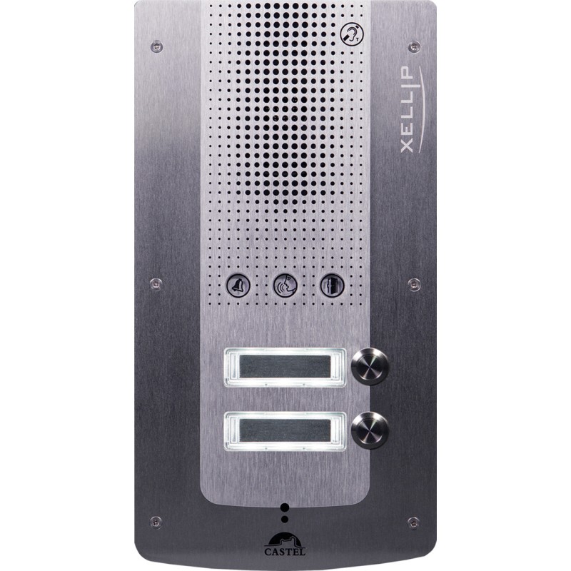 PORTIER AUDIO FULL IP/SIP 2 BP CONFORME LOI HANDICAP POE