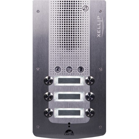 PORTIER AUDIO FULL IP/SIP 6 BP CONFORME LOI HANDICAP POE