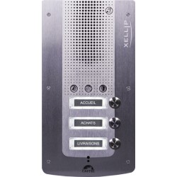 PORTIER AUDIO FULL IP/SIP 3 BP CONFORME LOI HANDICAP POE