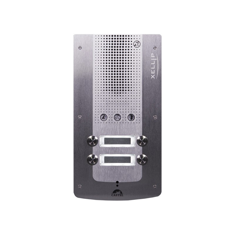 PORTIER AUDIO FULL IP/SIP 4 BP CONFORME LOI HANDICAP POE