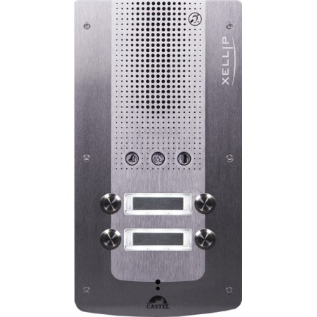 PORTIER AUDIO FULL IP/SIP 4 BP CONFORME LOI HANDICAP POE