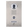 PLATINE VIDÉO ENCASTRÉE 1 BP IP/SIP INOX BOUCLE MAGNÉTIQUE