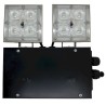 Bloc à phares / SATI - 2100 lm - IP65/IK08 - noir - Autonomie 1h - Batt Lithium