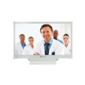 22'' MEDICAL CHASSIS METAL BLANC & DALLE VERRE DICOM14 FHD DP HDMI VGA ALIM. 12V