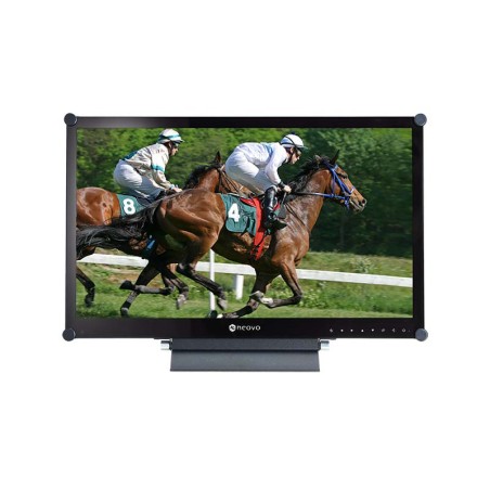 24'' FHD LED FHD METAL/DALLE VERRE BNC 3G/HD-SDI DP HDMI DVI VGA 300CD 3MS 24/7