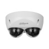 MINIDOME IP PLAT 2 X 4MP ANTIVANDAL IP67 3.6MM IR30M 12V/POE