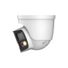 MINIDOME TURRET 2x4MP TIOC DUO EPTZ IR25M LED20M MIC AUDIO ALARM IP67 POE/12V